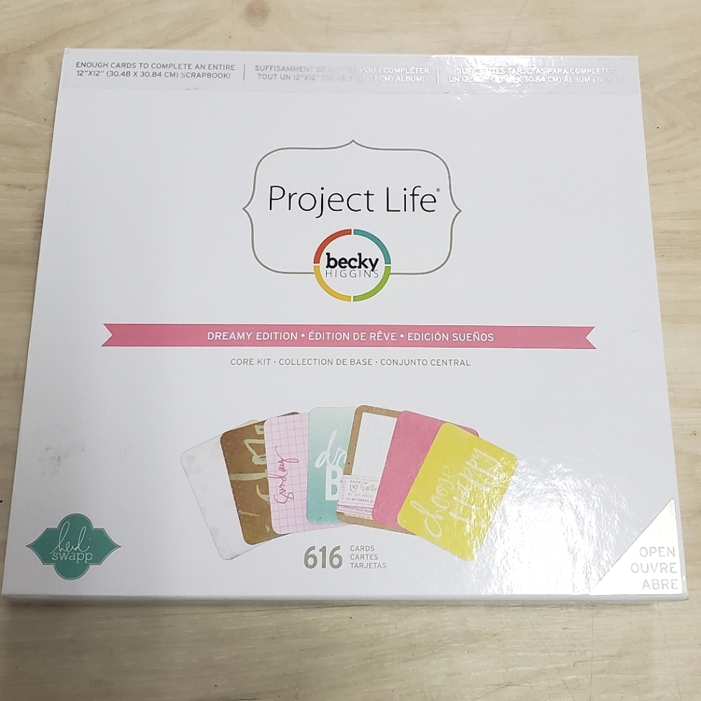 Becky Higgins Project Life Dreamy Edition Heidi swapp Core Kit 616 Cards